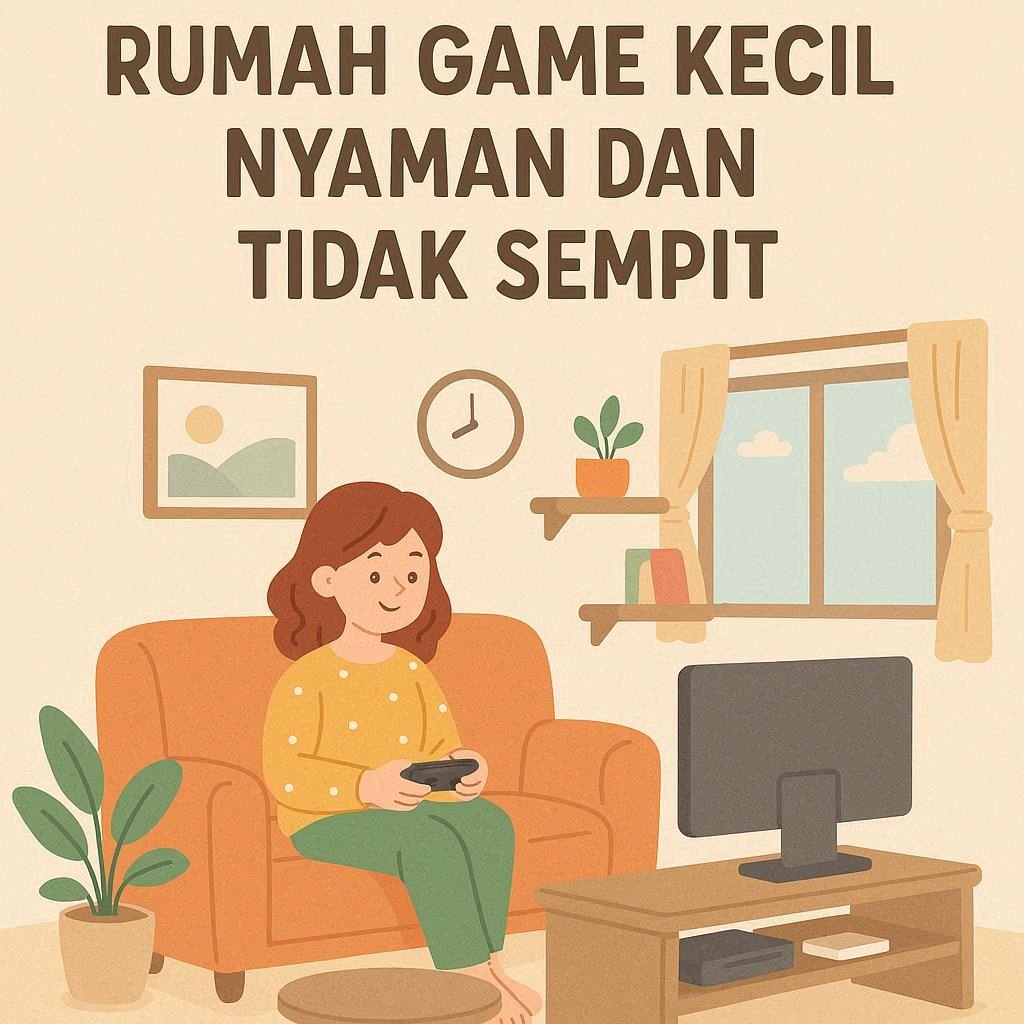 Cara Bikin Rumah Game Kecil Jadi Nyaman dan Nggak Sempit