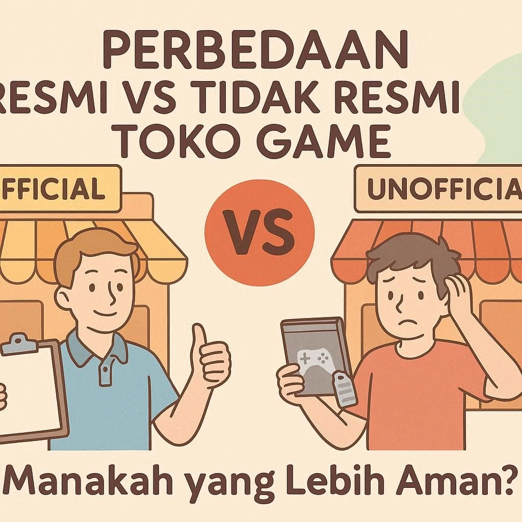 Toko Game Resmi vs Tidak Resmi: Mana yang Lebih Aman dan Worth It?