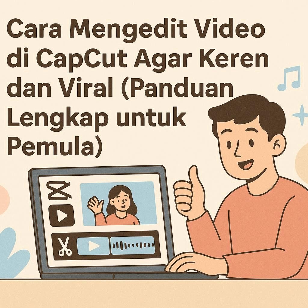 Cara Edit Video di CapCut Biar Keren dan Viral (Panduan Lengkap Pemula)
