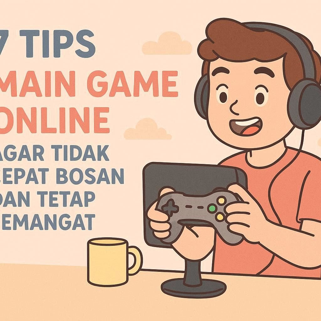 7 Tips Main Game Online Biar Nggak Cepat Bosan dan Tetap Seru